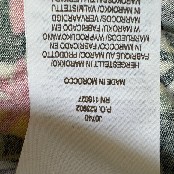 Boden 12R Womens Multicolored Abstract Palm Print Layla Jersey Knee Length Dress - Picture 13 of 16